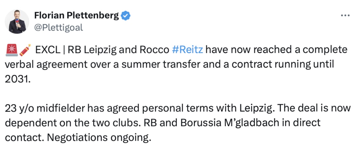 Gladbach, Rocco Reitz